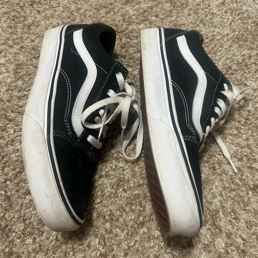 Van Black and White Sneakers - Picture 3 of 5